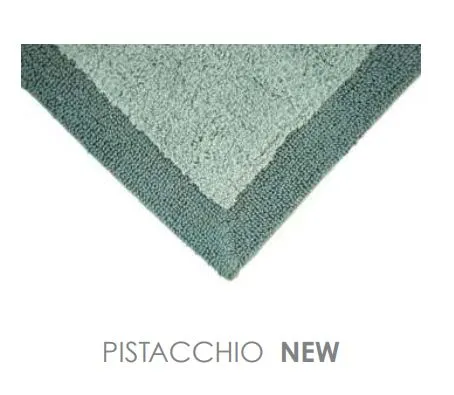 CAVALIERI Tappeto bagno Shade 60x90 con antiscivolo Pistacchio/muschio