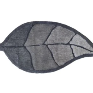 PHP Tappeto bagno New degrade leaf antiscivolo 55x110 Carbone
