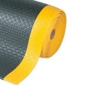 DENIOS tappeto antifatica BS 9.15 PVC nero/giallo 91 x 150 cm 247-766