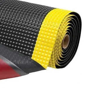 DENIOS tappeto antifatica ST 6.9 PVC nero/giallo 60 x 91 cm 247-753
