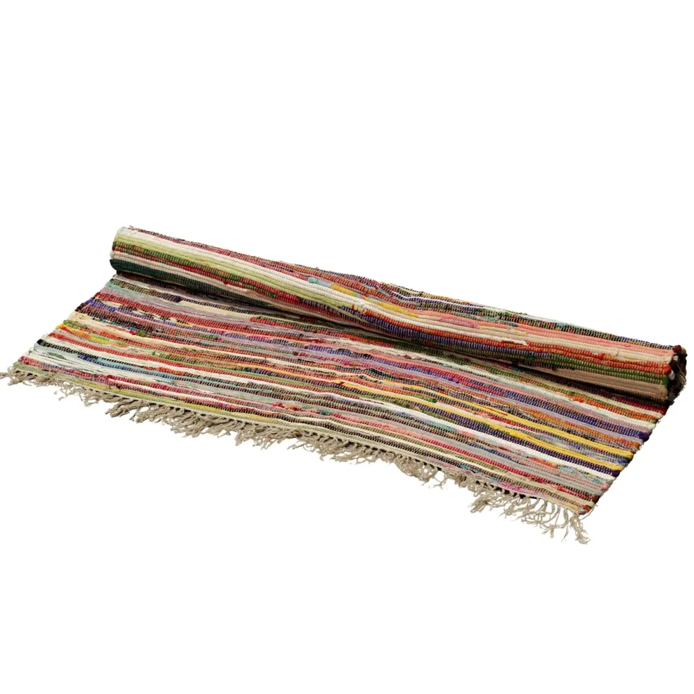 Tappeto Rag Area 150x200 cm Colori Casuali