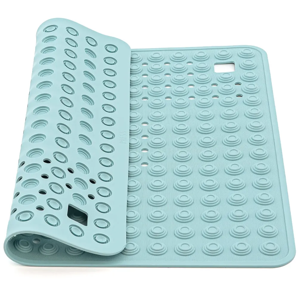 Tatkraft Detail Tappetino Doccia Antiscivolo - Fatto Italia - Antimuffa - Tappeto da Bagno Gomma con 134 Ventose - Blu