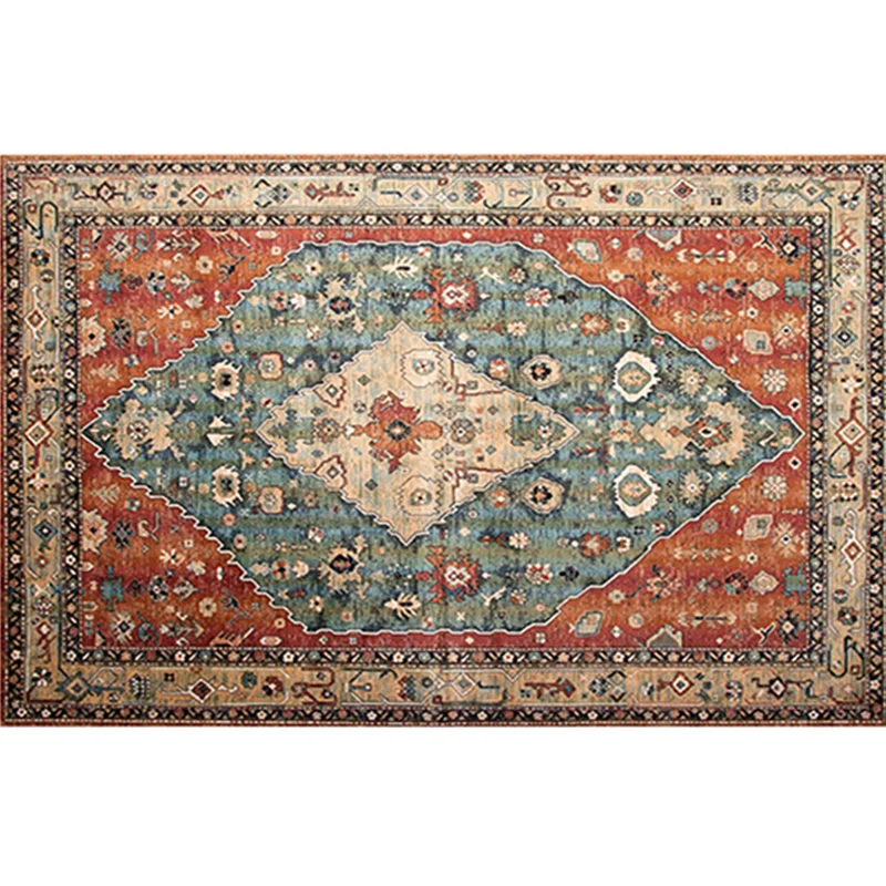 Extra Resistente Tappeto Boho Funky Tappeto con stampa tribale multicolore Tappeto antiscivolo lavabile per animali domest...