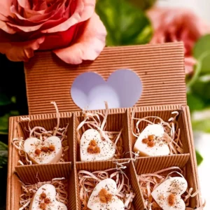 SBAGLIA - Box 6 Tart Cera di Soia Profumate forma di Cuore