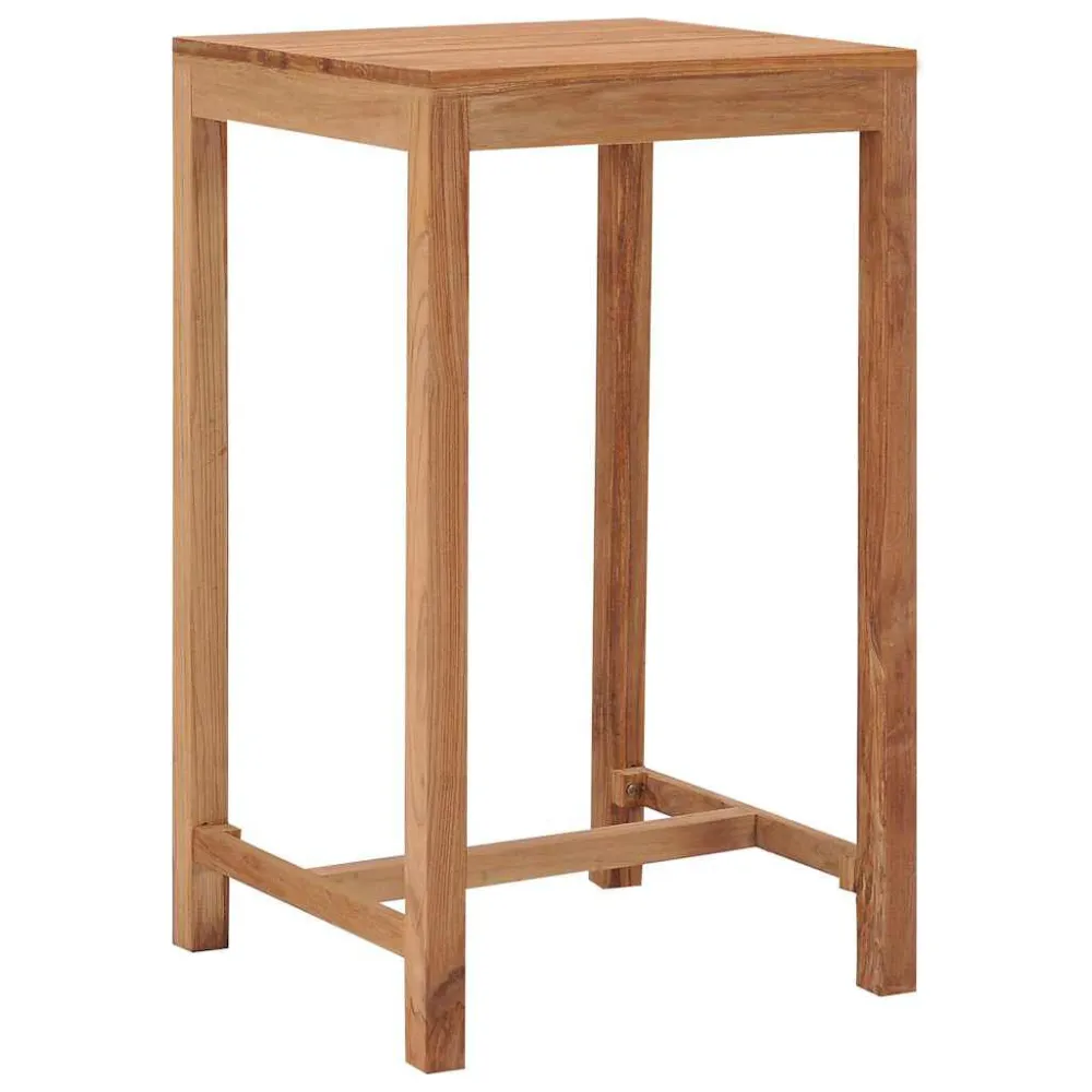 Design da Giardino Tavolo da Bar da Giardino 60x60x105 cm Legno Massello di Teak