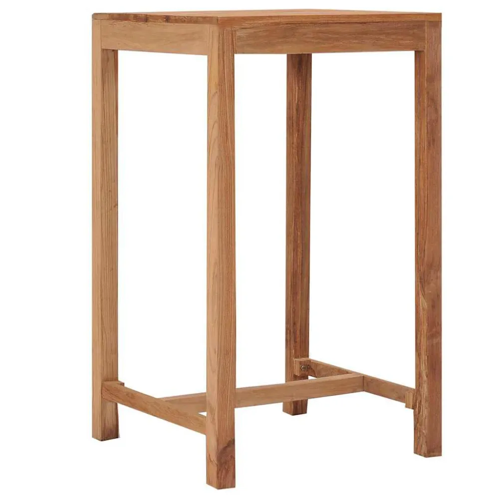 Design da Giardino Tavolo da Bar da Giardino 60x60x105 cm Legno Massello di Teak