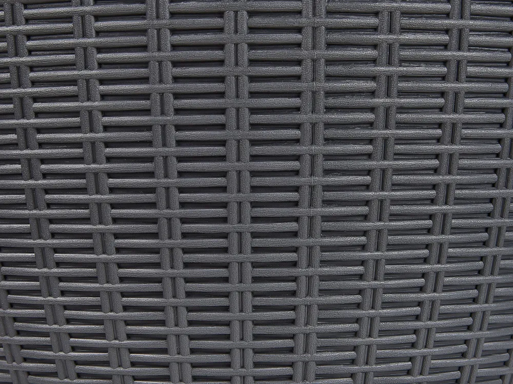Round Garden Cool Bar ⌀ 48 cm Nero puro AISA