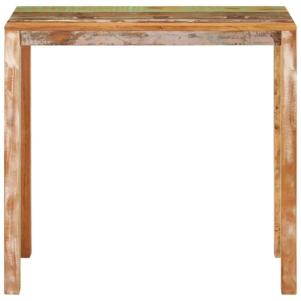 Tavolo Allungabile Tavolo da Bar 112x55x108 cm Legno Massello di Recupero