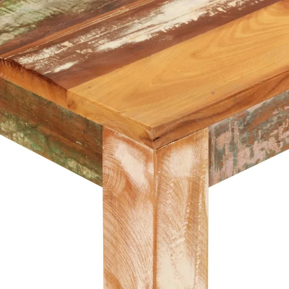 Tavolo Allungabile Tavolo da Bar 112x55x108 cm Legno Massello di Recupero