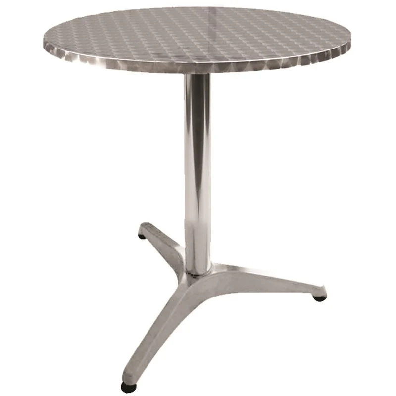 Tavolo Allungabile Tavolo Bar Alu Round Reclinabile ø60XH70cm - Arredo Esterno