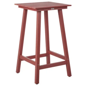 Tavolo Pieghevole Garden Bar Table 59 x 59 cm Red ADIRONDACK