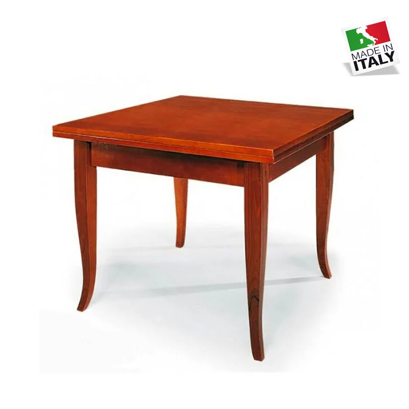 Premium Impermeabile Tavolo Legno Ciliegio Apribile 100 x 100 cm