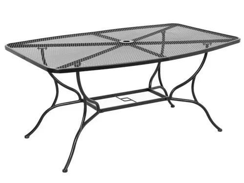 Tavolo acciaio da esterno Mango - 151x97xH72 cm