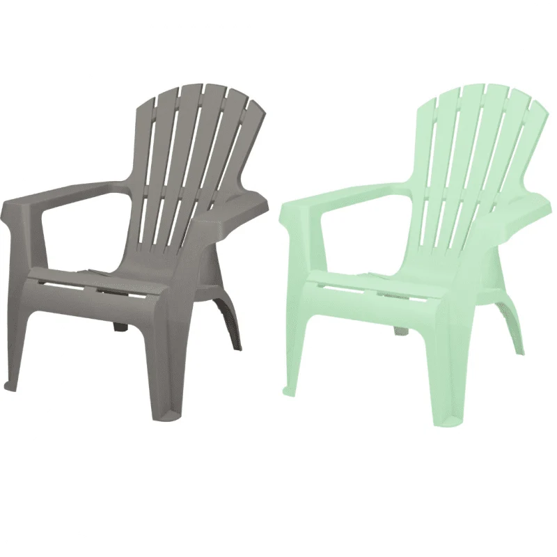 Poltroncina da esterno Plastica con Gambe Regolabili