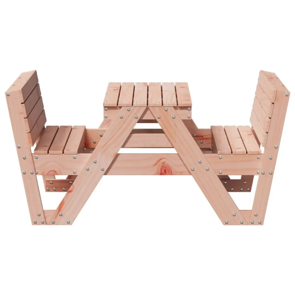 Tavolo da Giardino Tavolo da Picnic per Bambini 88x122x58cm Legno Massello Douglas