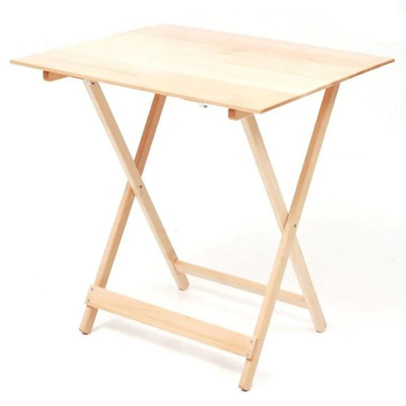Tavolo pieghevole pic nic 60 x 80 cm naturale con Foro per Ombrellone