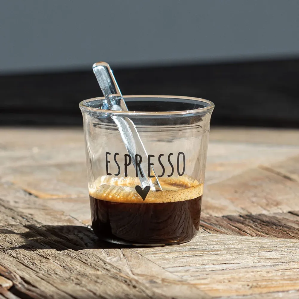 Set 4 bicchierini espresso Espresso nero