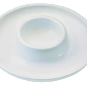 3 Impostare la tazza di uova Punto su carta, bianco, d10.5x2cm