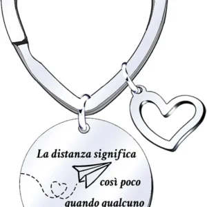 MNBVBV Regalo San Valentino San Valentino per Lei Regalo San Valentino per Lui Portachiavi Personalizzato Regalo Fidanzato...