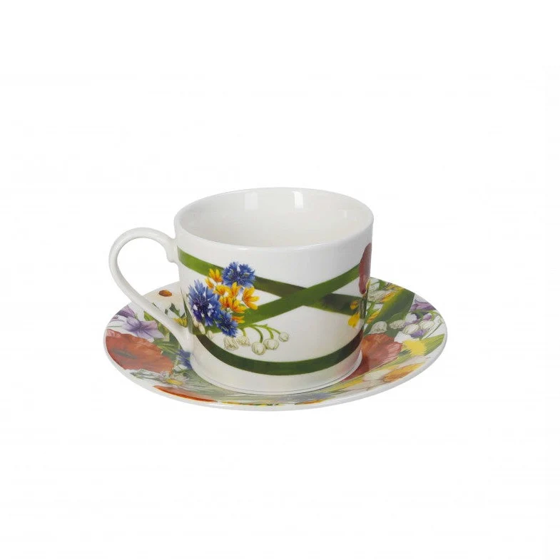 TAZZE ' FIORI DI CAMPO BRANDANI | New Bone China | 2pz