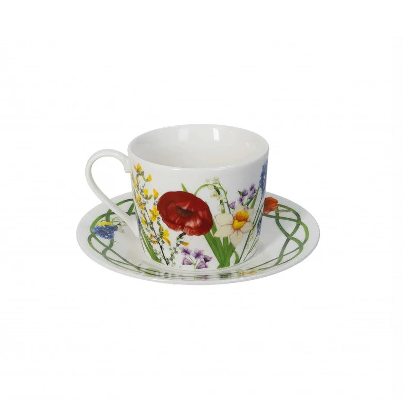 TAZZE ' FIORI DI CAMPO BRANDANI | New Bone China | 2pz