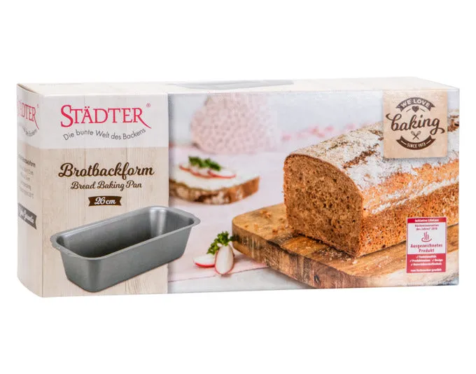 STÄDTER teglia per pane 26x11,5x7,5 cm argento Adoriamo cucinare