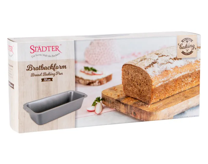 STÄDTER teglia per pane 35x14,5x8,5 cm argento Adoriamo cucinare