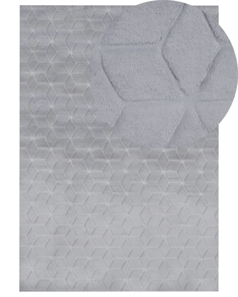 Tela per Olio Tappeto grigio 160 x 230 cm THATTA