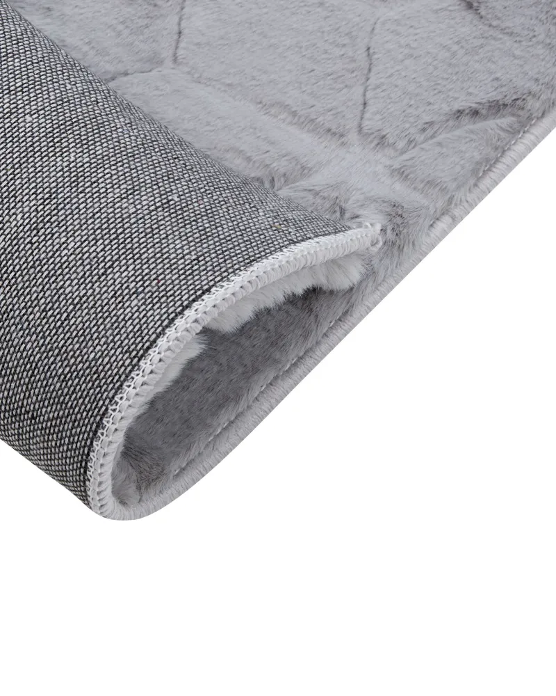 Tela per Olio Tappeto grigio 160 x 230 cm THATTA