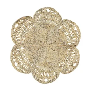 Tappeto rotondo iuta - Boho Bali - 100 CM - Niluh per Artisti e Hobbisti