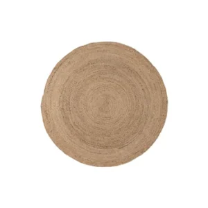 Tappeto rotondo tessuto di iuta crema Ross Woood - 150cm
