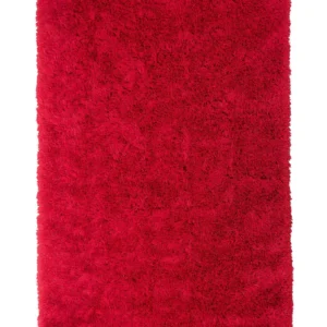 Tappeto shaggy rettangolare rosso 140 x 200 cm CIDE