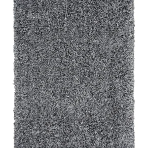 Tappeto shaggy rettangolare sale e pepe 140 x 200 cm CIDE Lino Belga | Grana Fina