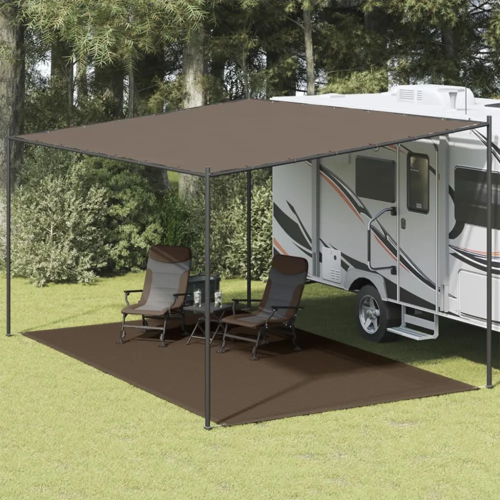 Attrezzatura da Trekking Tappeto da Tenda 300x500 cm Marrone