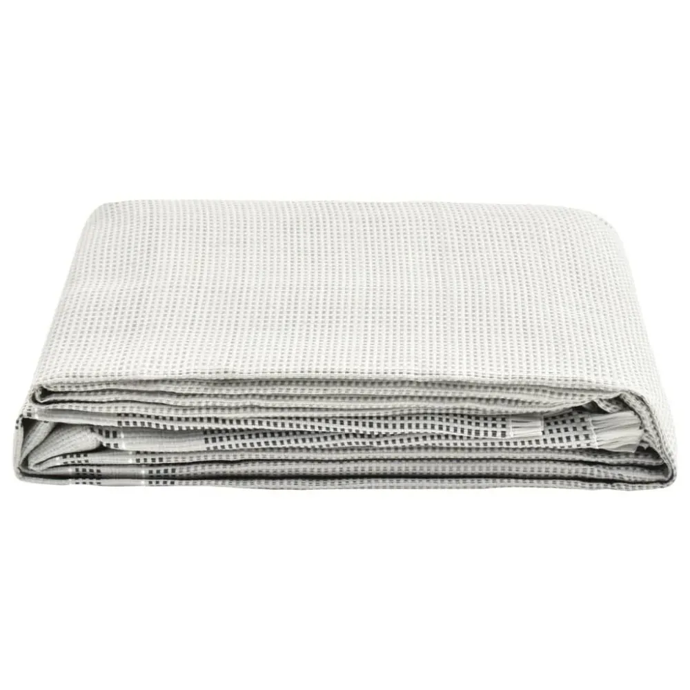 Sacco Pelo Compatto Tappeto da Tenda 400x300 cm Grigio