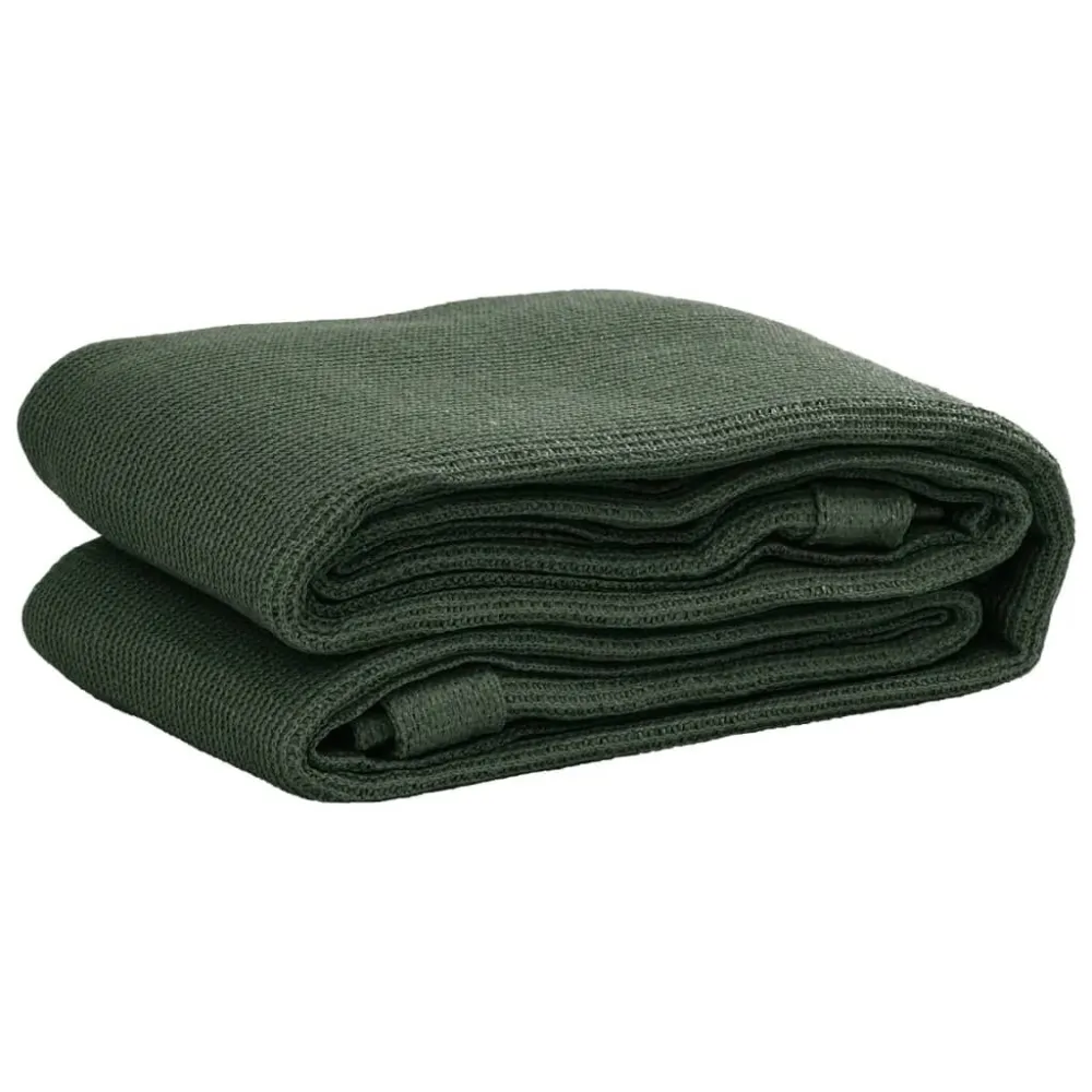 Tappeto da Tenda 200x200 cm Verde Cupo per Campeggio Montagna