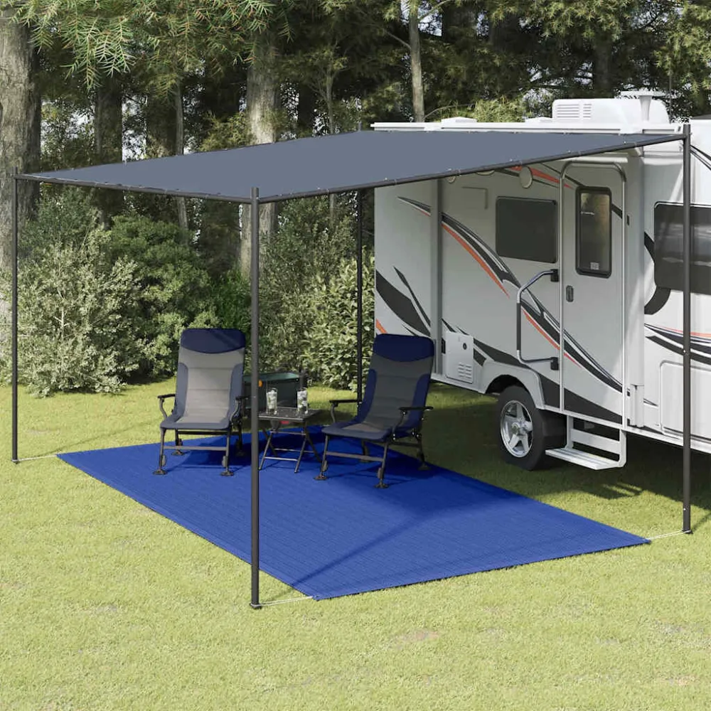 Tappeto da Tenda 250x350 cm Blu
