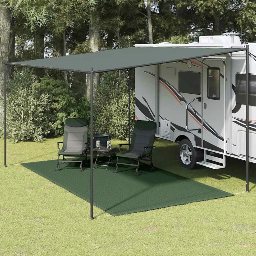 Tappeto da Tenda 250x400 cm HDPE Verde