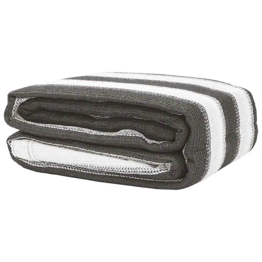 Tappeto da Tenda 250x600 cm Antracite e Bianco