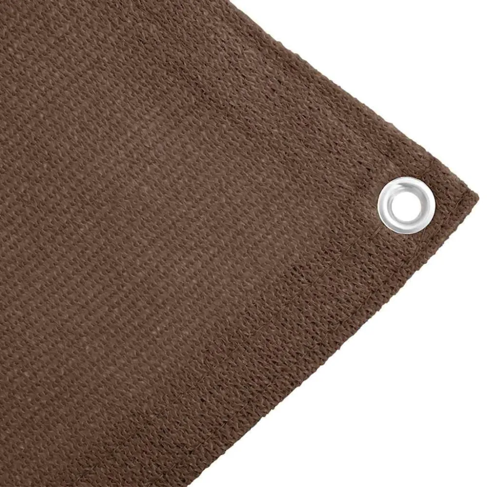 Tappeto da Tenda 400x400 cm Marrone