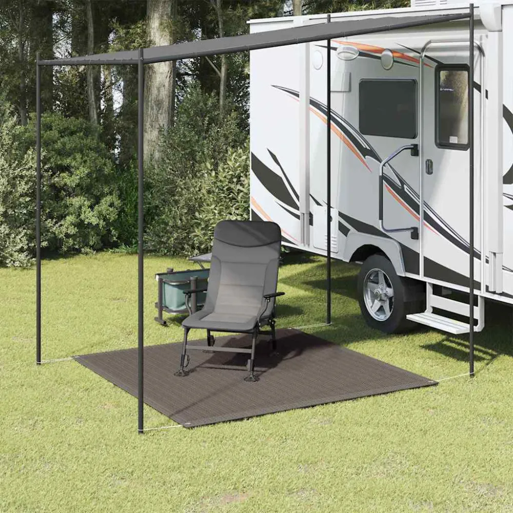 Tecnico Professionale Tappeto da Tenda 200x200 cm Antracite