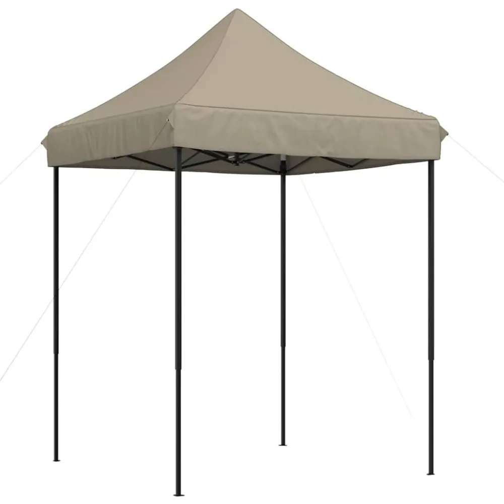 Certificato UV50+ Tenda da Festa Pieghevole Pop-Up Tortora 200x200x306 cm