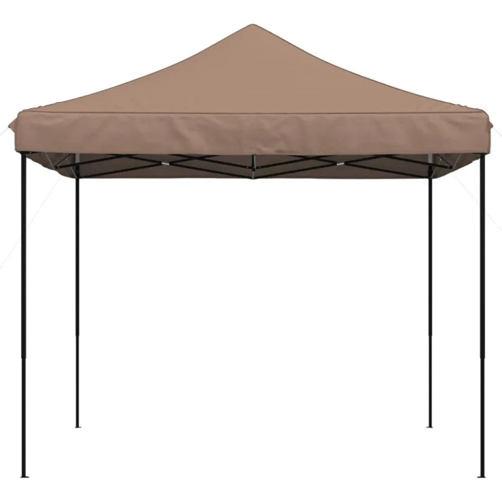 Certificato UV50+ Tenda da Festa Pieghevole Pop-Up Marrone 292x292x315 cm