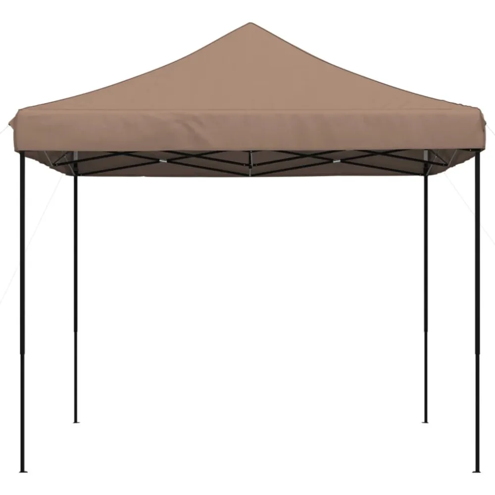 Certificato UV50+ Tenda da Festa Pieghevole Pop-Up Marrone 292x292x315 cm