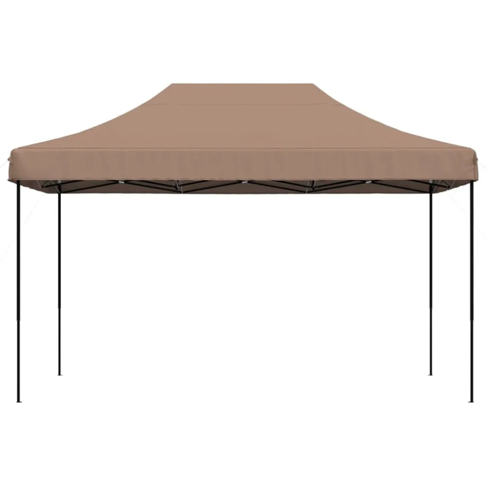 Tenda da Festa Pieghevole Pop-Up Marrone 440x292x315 cm con Colori UV-Resistant
