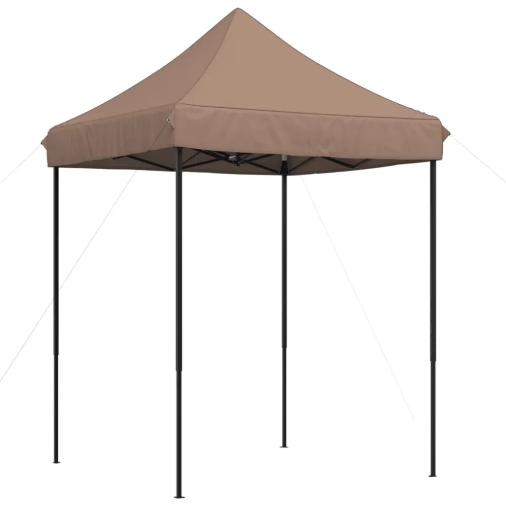 Tenda Parasole Tenda da Festa Pieghevole Pop-Up Marrone 200x200x306 cm