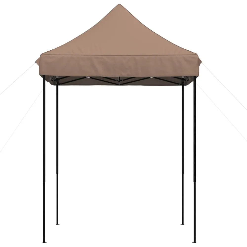 Tenda Parasole Tenda da Festa Pieghevole Pop-Up Marrone 200x200x306 cm