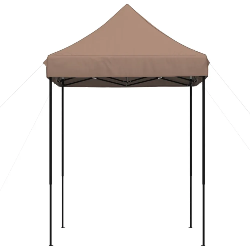 Tenda Parasole Tenda da Festa Pieghevole Pop-Up Marrone 200x200x306 cm