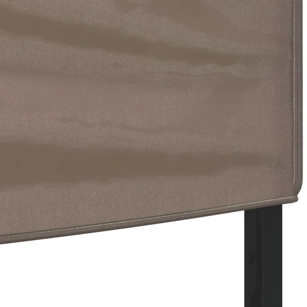 Tenda per Feste Pieghevole Tortora 2x2 m Resistente al Vento