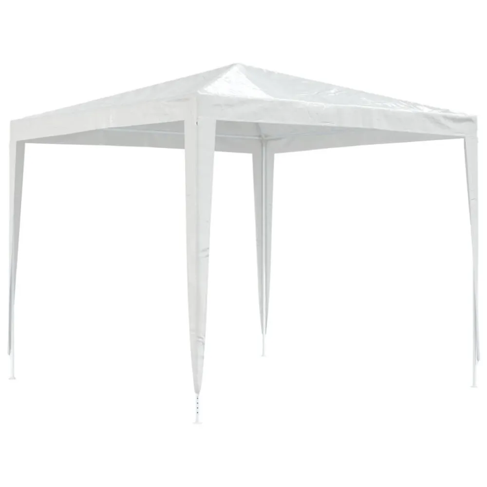 Tendone per Feste 2,5x2,5 m Bianco con Colori UV-Resistant